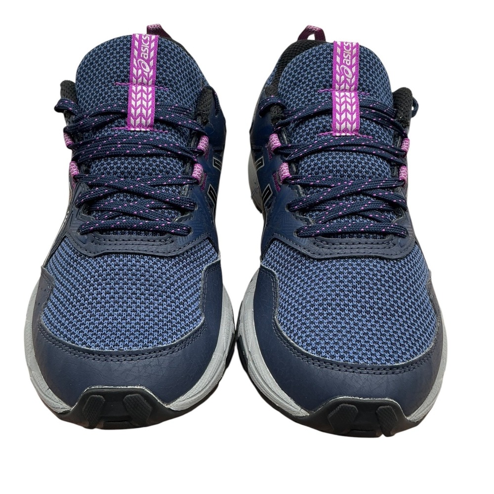 Asics Gel-Venture 8 Womens Navy Purple‎ Trail Running Shoes 1012A708 Size 7